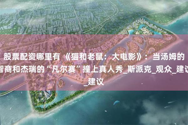 股票配资哪里有 《猫和老鼠：大电影》：当汤姆的智商和杰瑞的“凡尔赛”撞上真人秀_斯派克_观众_建议