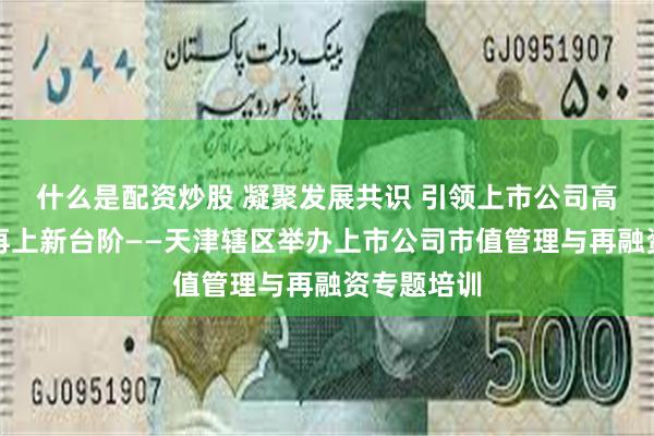 什么是配资炒股 凝聚发展共识 引领上市公司高质量发展再上新台阶——天津辖区举办上市公司市值管理与再融资专题培训