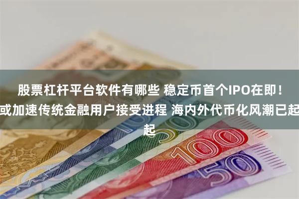 股票杠杆平台软件有哪些 稳定币首个IPO在即！或加速传统金融用户接受进程 海内外代币化风潮已起
